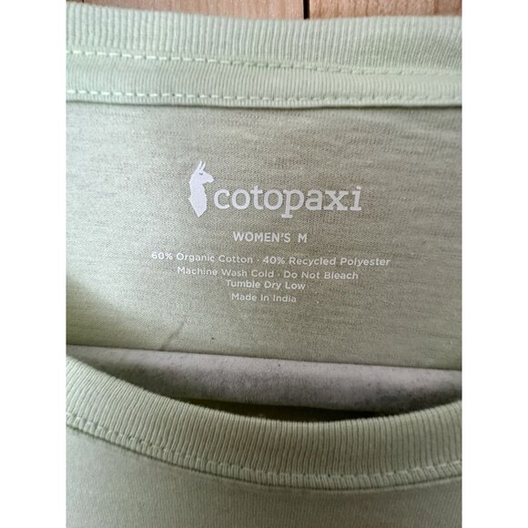 Cotopaxi Womens Size Medium Organic Cotton Blend Crew Neck Llama T Shirt Tee NWT - Picture 3 of 8
